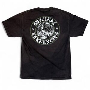 Vintage Metal Mulisha Faded Black Tee Men's Size Large Skater Grunge Goth Y2K